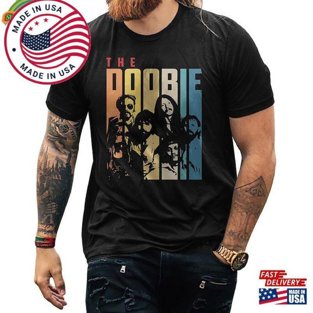 The Doobie Brothers Band Retro T-Shirt Tour Shirt T-shirt Classic